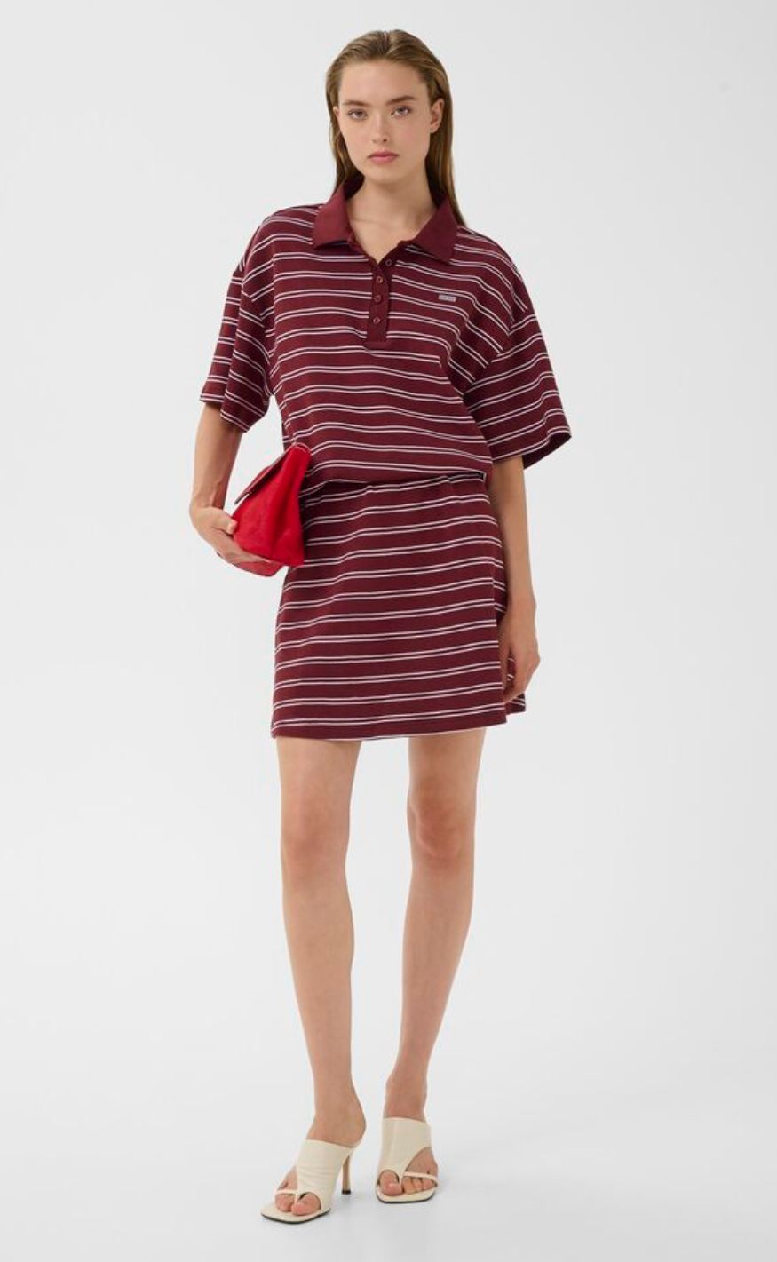 Gestuz Skjørt - Pilova - Cabernet Striped