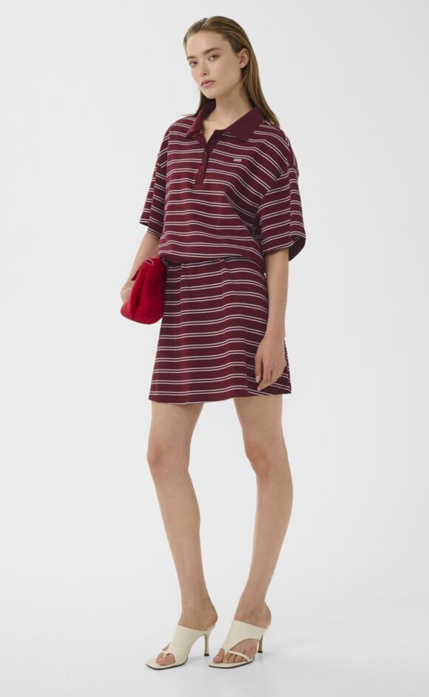 Gestuz Skjørt - Pilova - Cabernet Striped