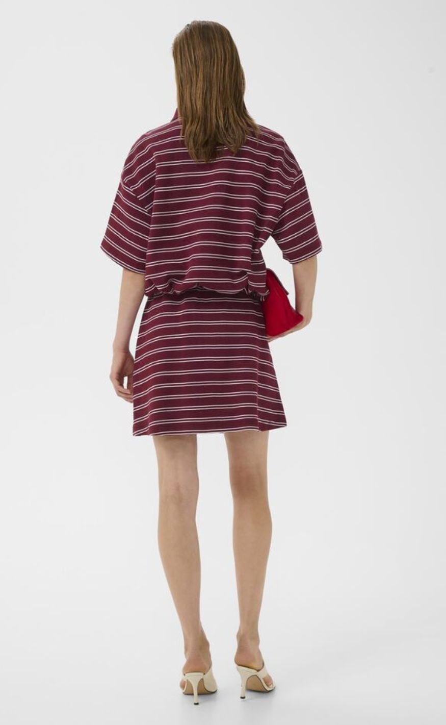 Gestuz Skjørt - Pilova - Cabernet Striped