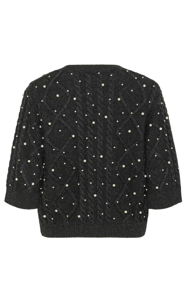 Gestuz Pullover - Taiba - Dark Grey Melange