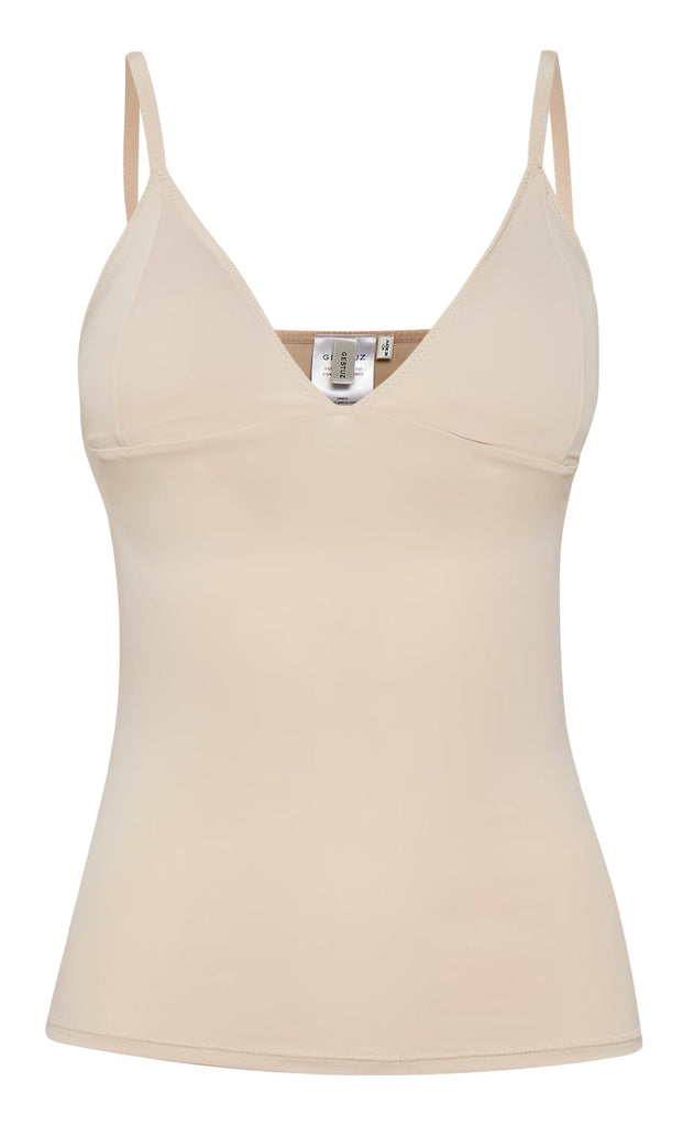 Gestuz Topp - Cami - Nude