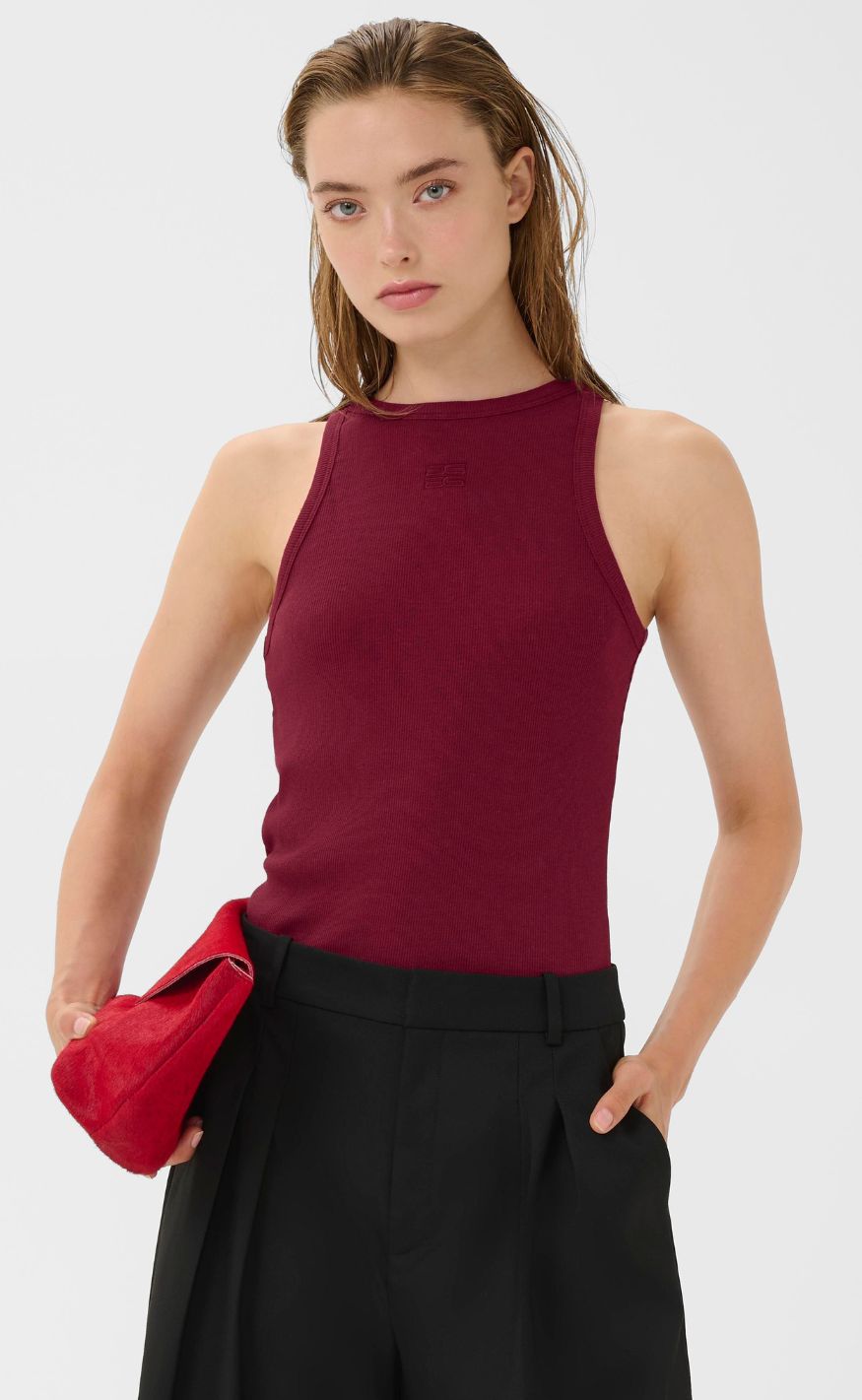 Gestuz Topp - Drew Logo 2.0 - Cabernet