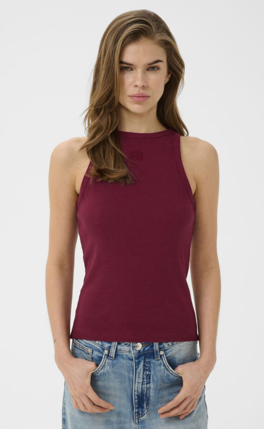 Gestuz Topp - Drew Logo 2.0 - Cabernet