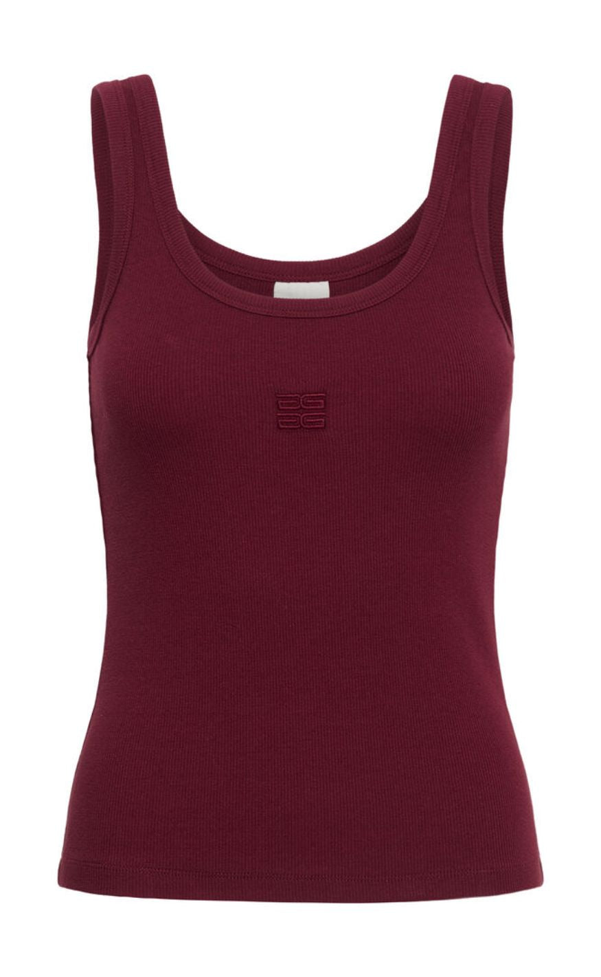 Gestuz Topp - Drew Logo Topp 2.0 - Cabernet