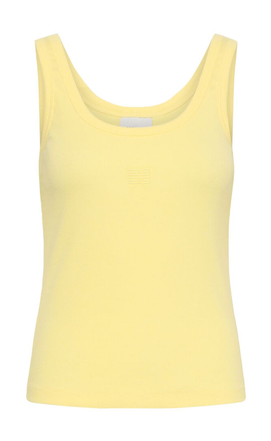 Gestuz Topp - Drew Logo Topp 2.0 - French Vanilla