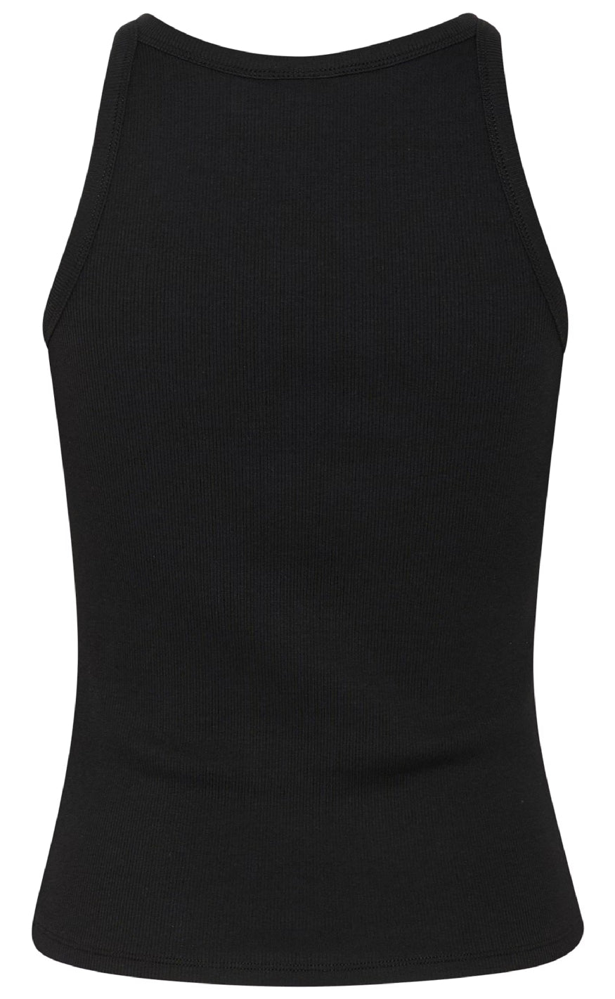 Gestuz Topp - Drew Rhinestone - Black