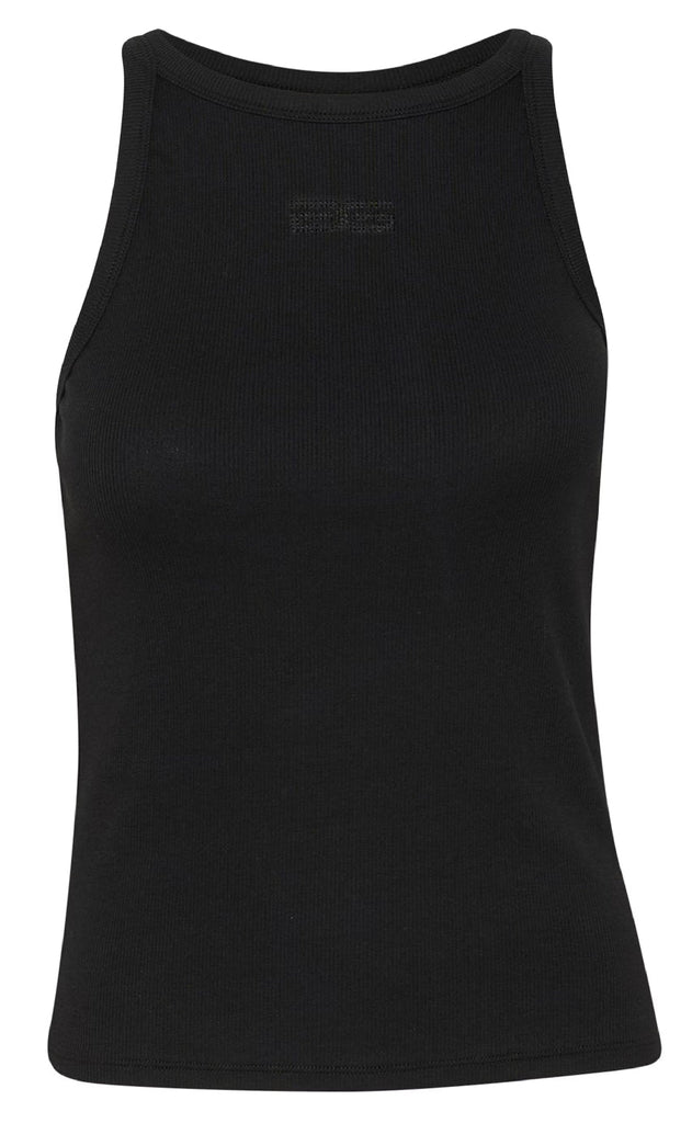 Gestuz Topp - Drew Rhinestone - Black