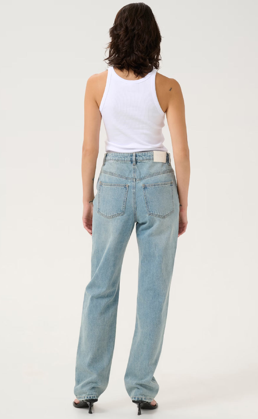 Gestuz Topp - Drew Rhinestone - Bright White