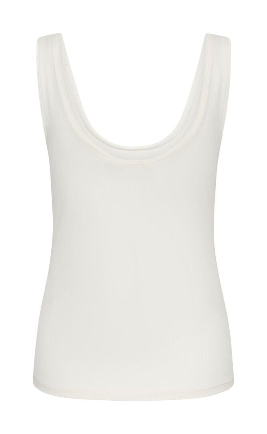 Gestuz Topp - Mida Tank - Egret