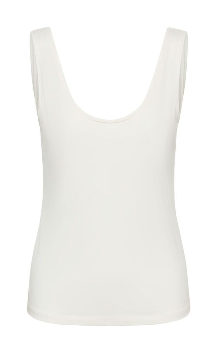 Gestuz Topp - Mida Tank - Egret