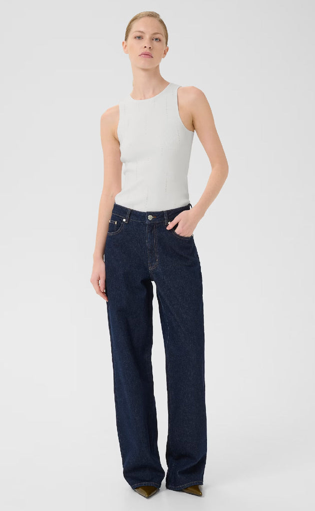 Gestuz Topp - Saya - Bright White