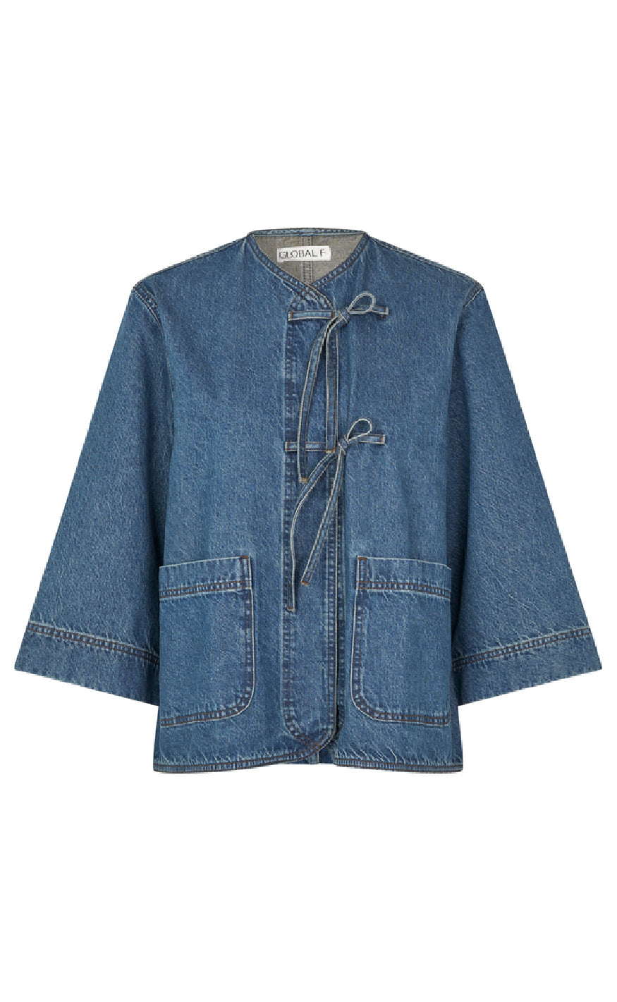 Global Funk Bluse - Maloa-G - Mud Stone Wash