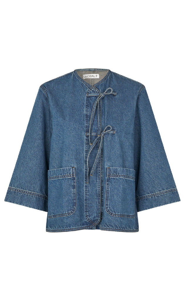 Global Funk Bluse - Maloa-G - Mud Stone Wash