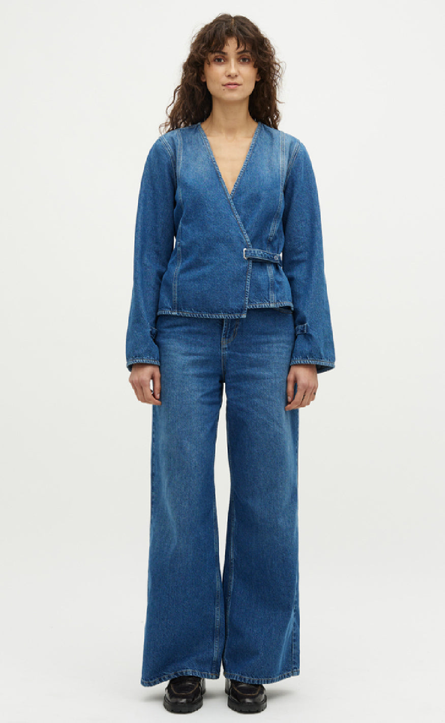 Global Funk Bukser - Kross B-G - Mid Vintage Blue