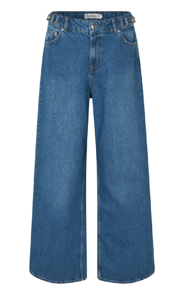 Global Funk Bukser - Kross B-G - Mid Vintage Blue