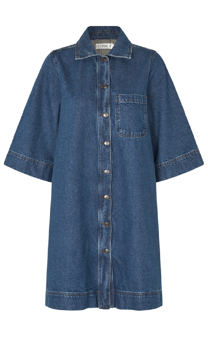 Global Funk Kjole - Mera-G - Mud Stone Wash