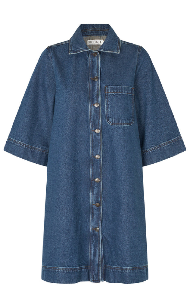 Global Funk Kjole - Mera-G - Mud Stone Wash
