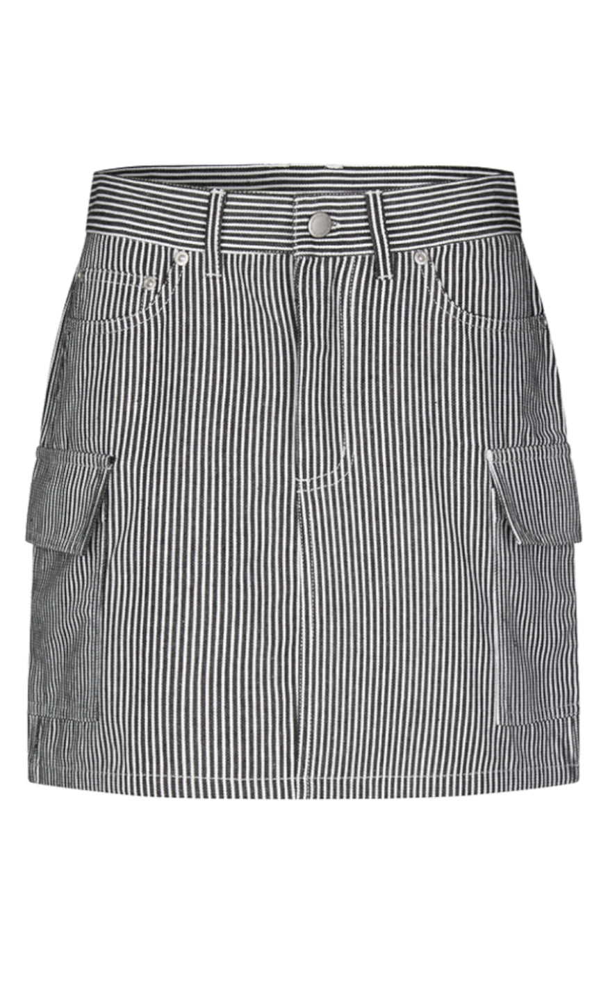 Global Funk Skjørt - Sanya-G - Navy White Stripe
