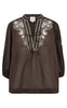 Gossia Bluse - Noura - Brown-Creme