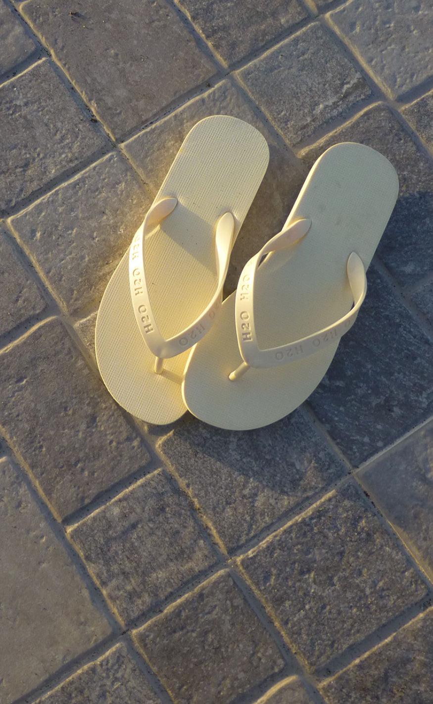 H2O Badesandal - Flip Flop  - Pale Banana