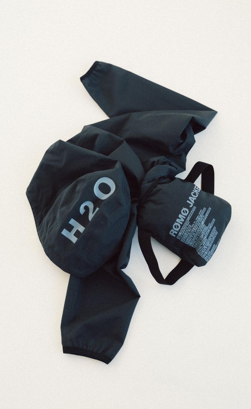 H2O Regnjakke - Rømø Unisex - Navy