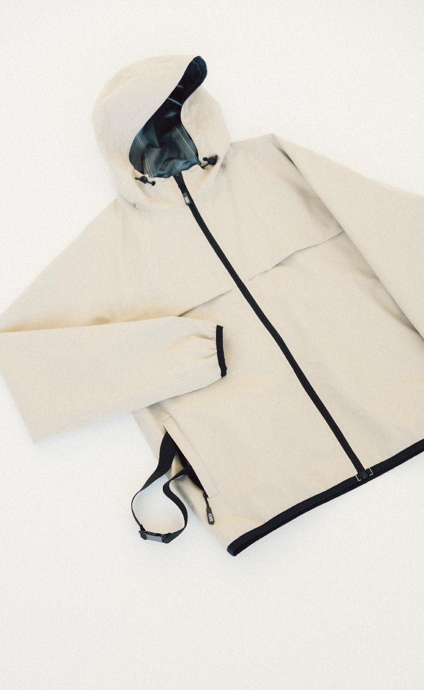 H2O Regnjakke - Rømø Unisex - Warm Grey