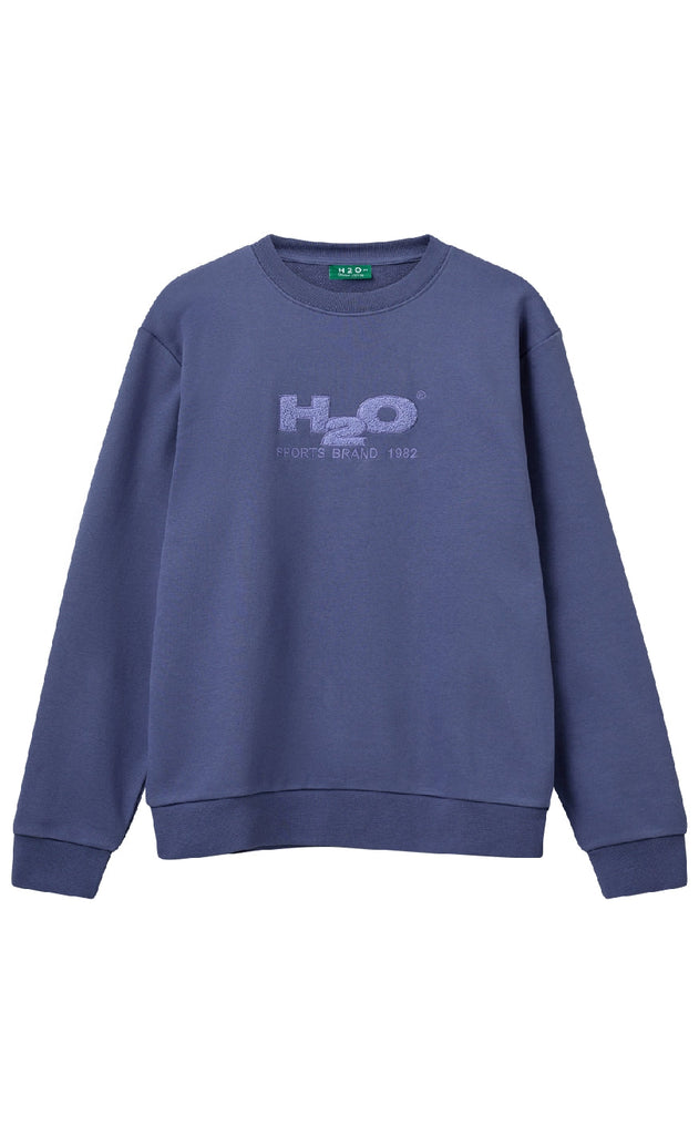 H2O Sweatshirt - Logo O'neck - Deep Ocean