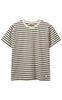H2O T-skjorte - Skagen Woman Striped - Cream White/Brown