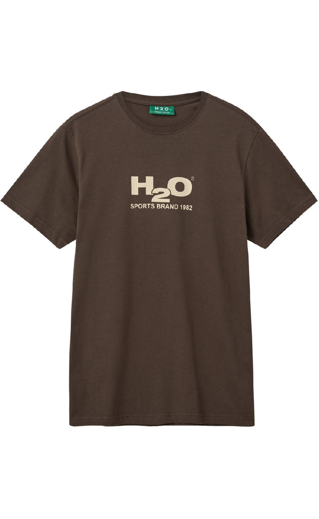 H2O T-shirt - Logo - Espresso