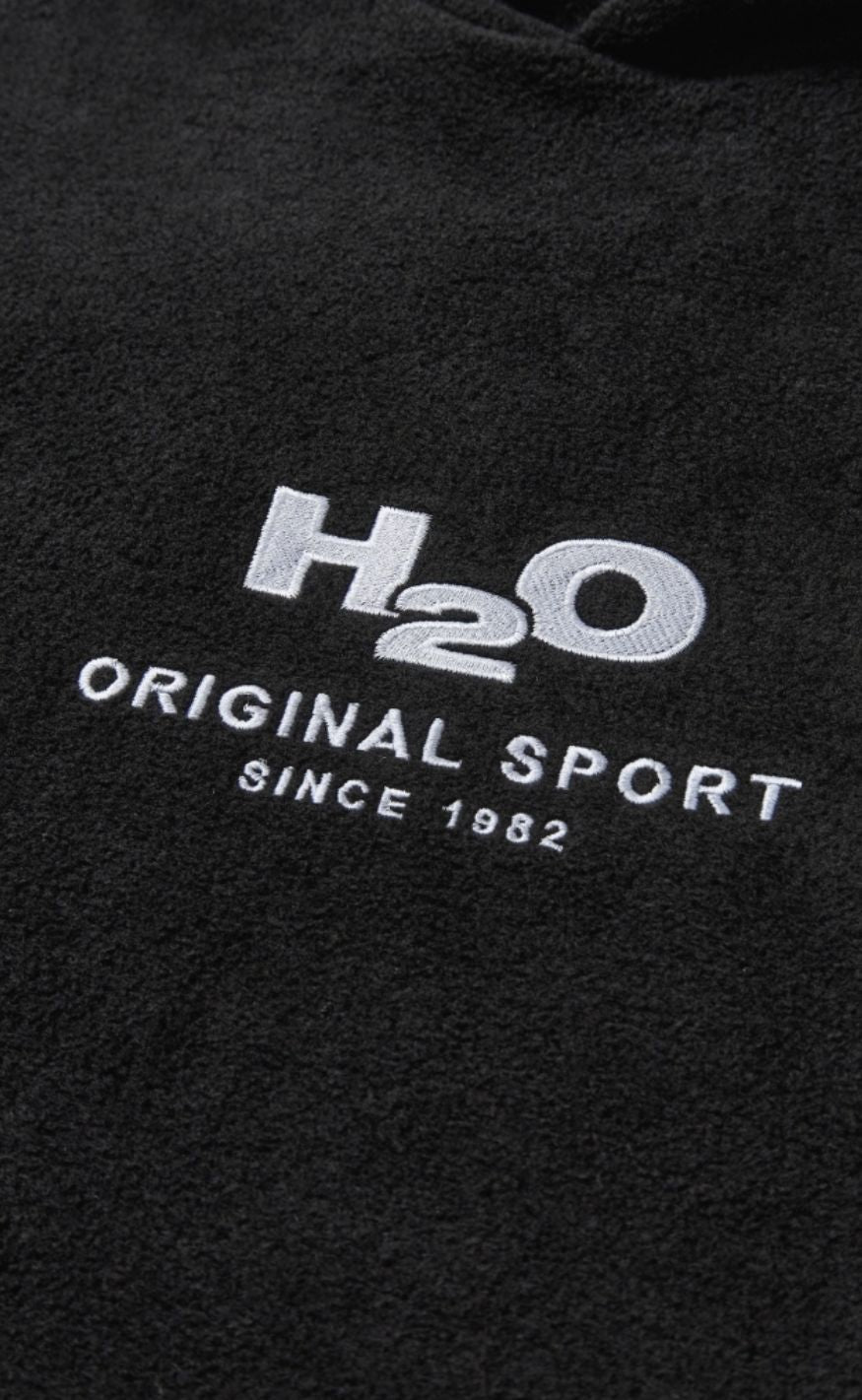 H2O Genser - Blåvand Fleece Hoodie - Black