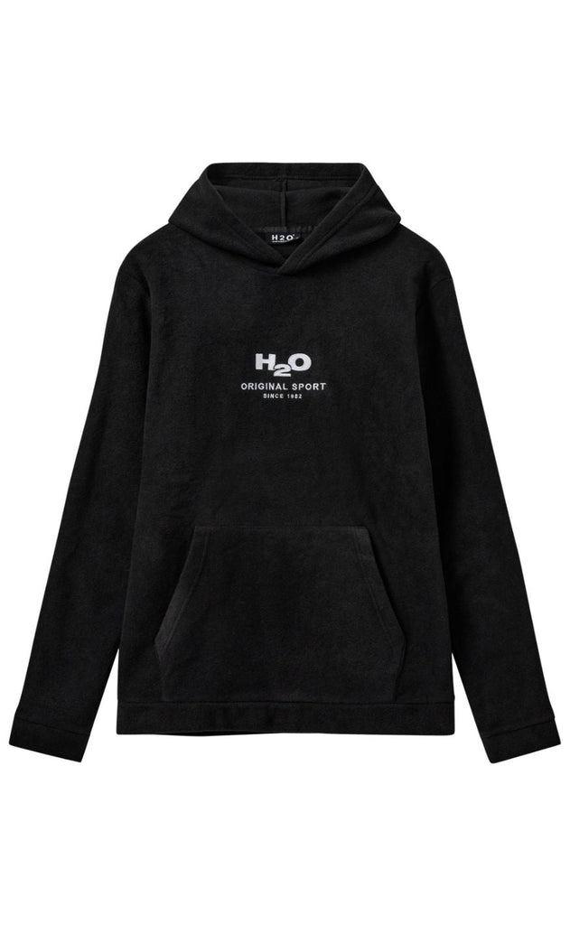 H2O Genser - Blåvand Fleece Hoodie - Black