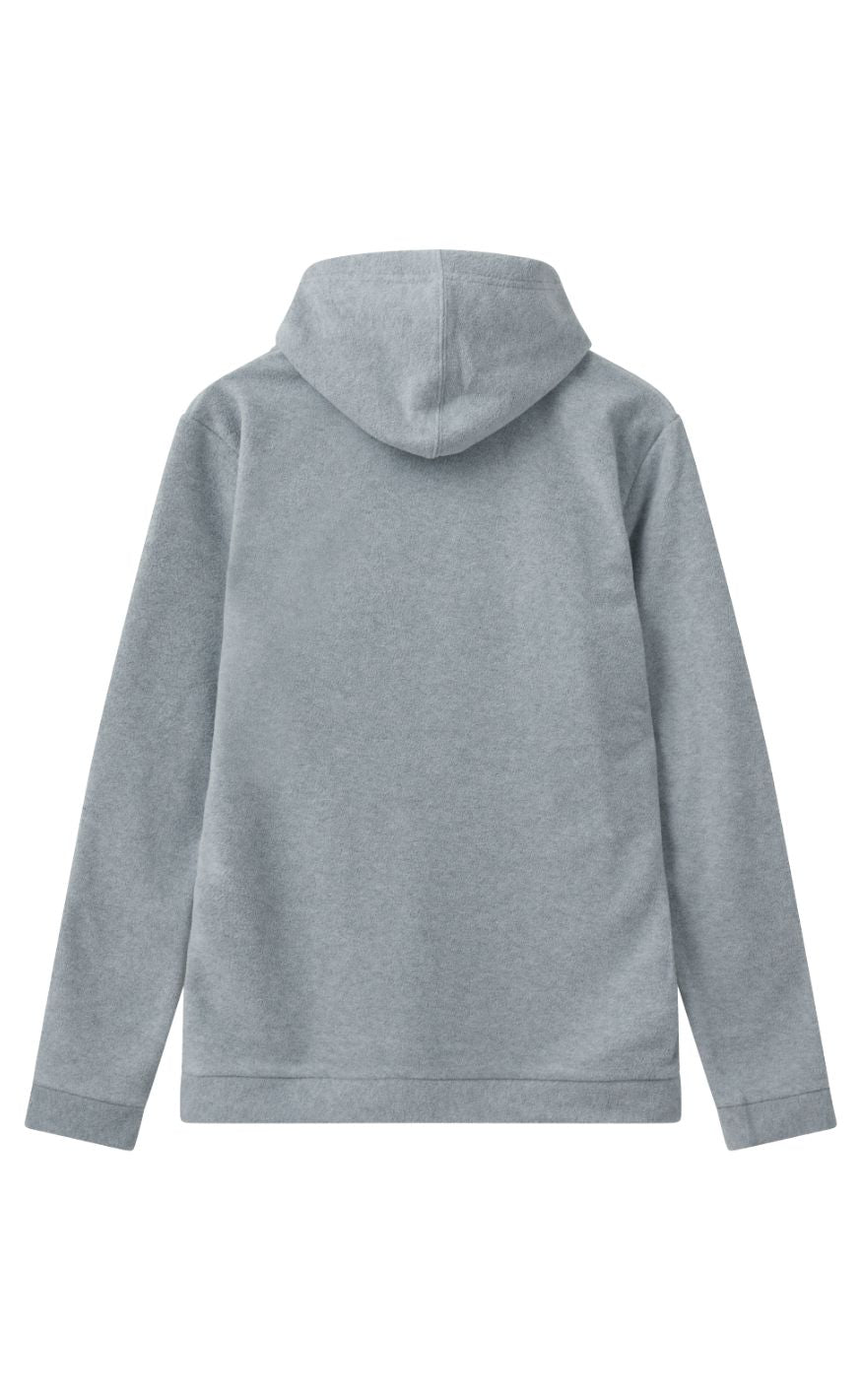 H2O Genser - Blåvand Fleece Hoodie - Grey Mel