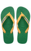 Havaianas Flipp-flopper / Sandal - Brasil Logo - Green/Yellow