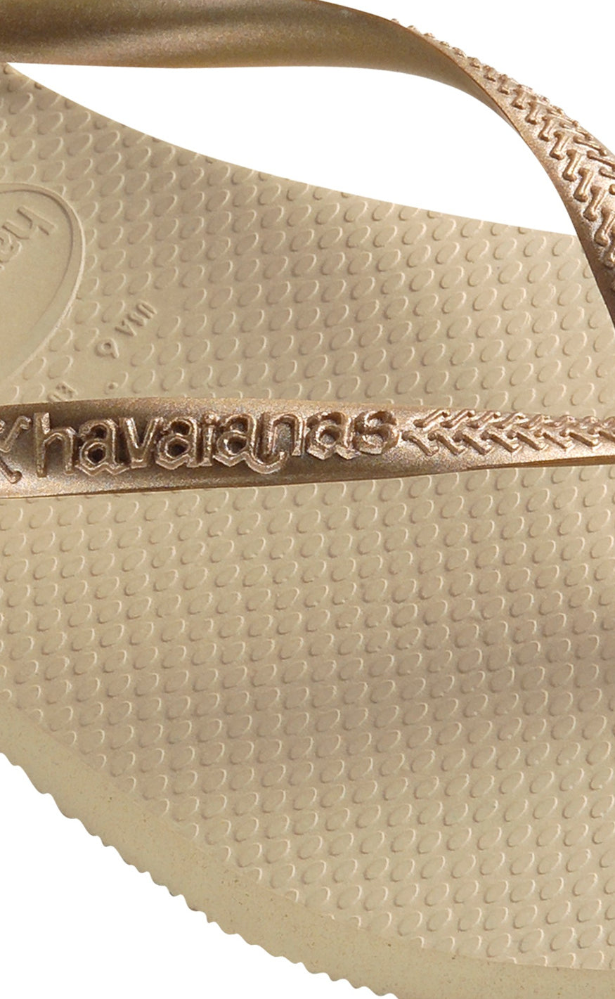 Havaianas Klipklappere - Slim - SandGrey/L. Gold