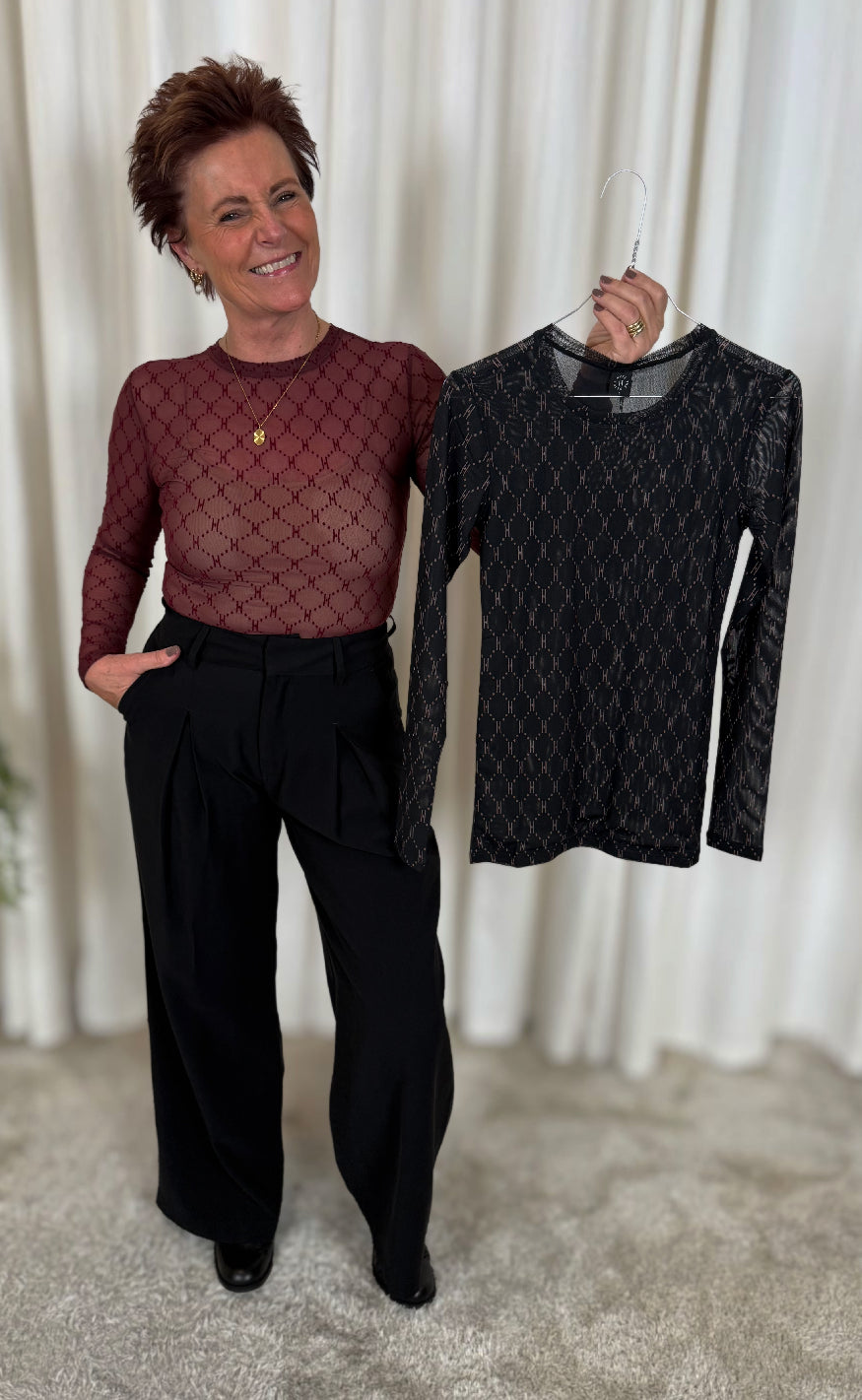 Hype The Detail Bluse - Mesh - 12