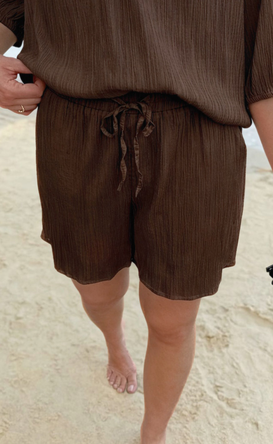 Say INA Copenhagen Shorts - Ida - Dark Brown