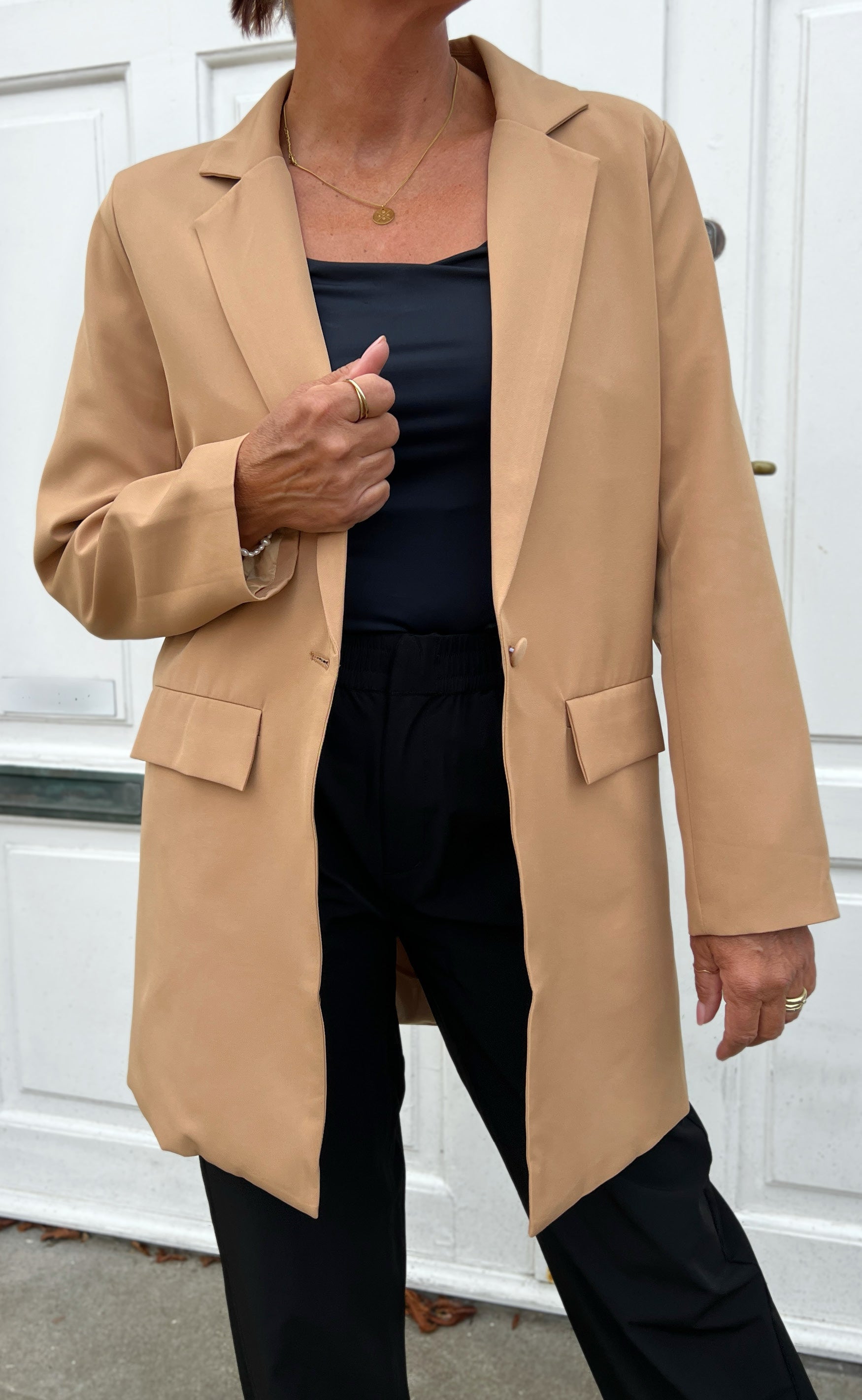 INA Copenhagen Blazer - Brina - Camel