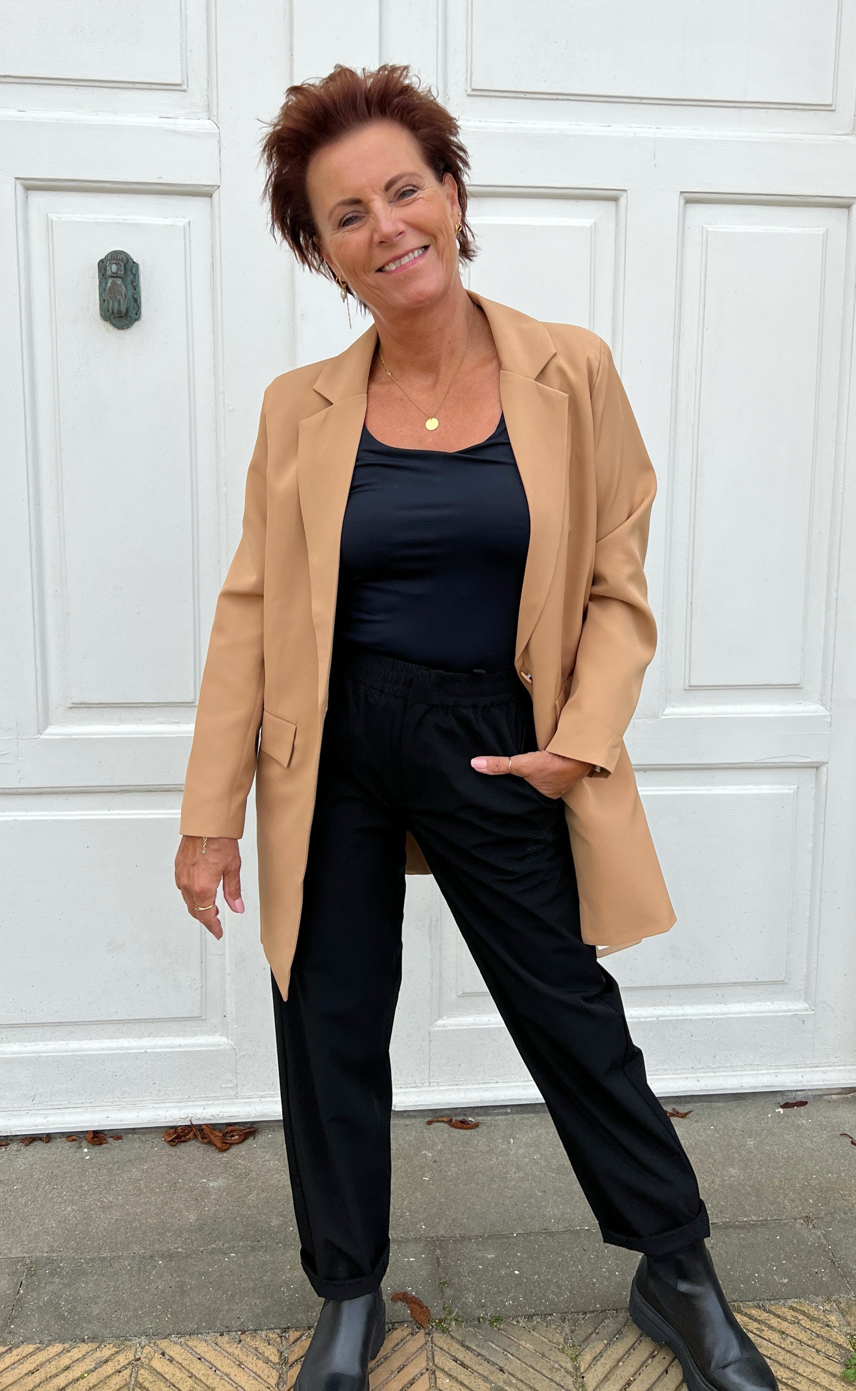 INA Copenhagen Blazer - Brina - Camel