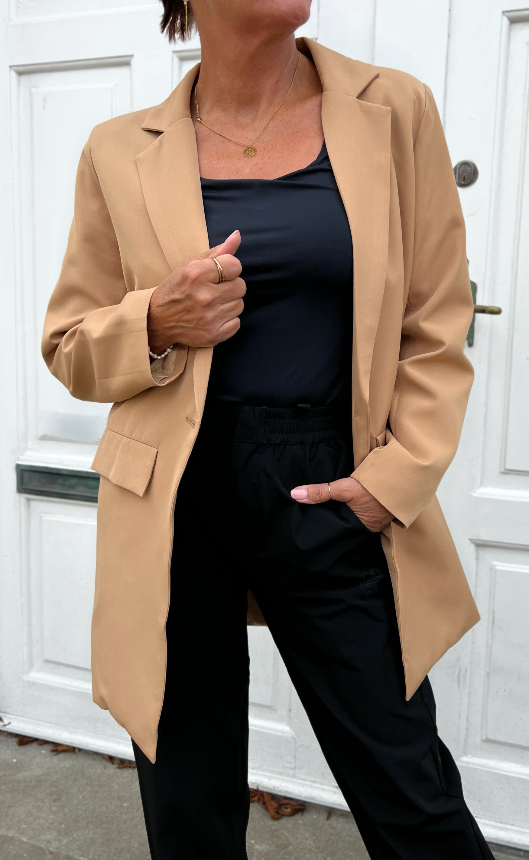 INA Copenhagen Blazer - Brina - Camel