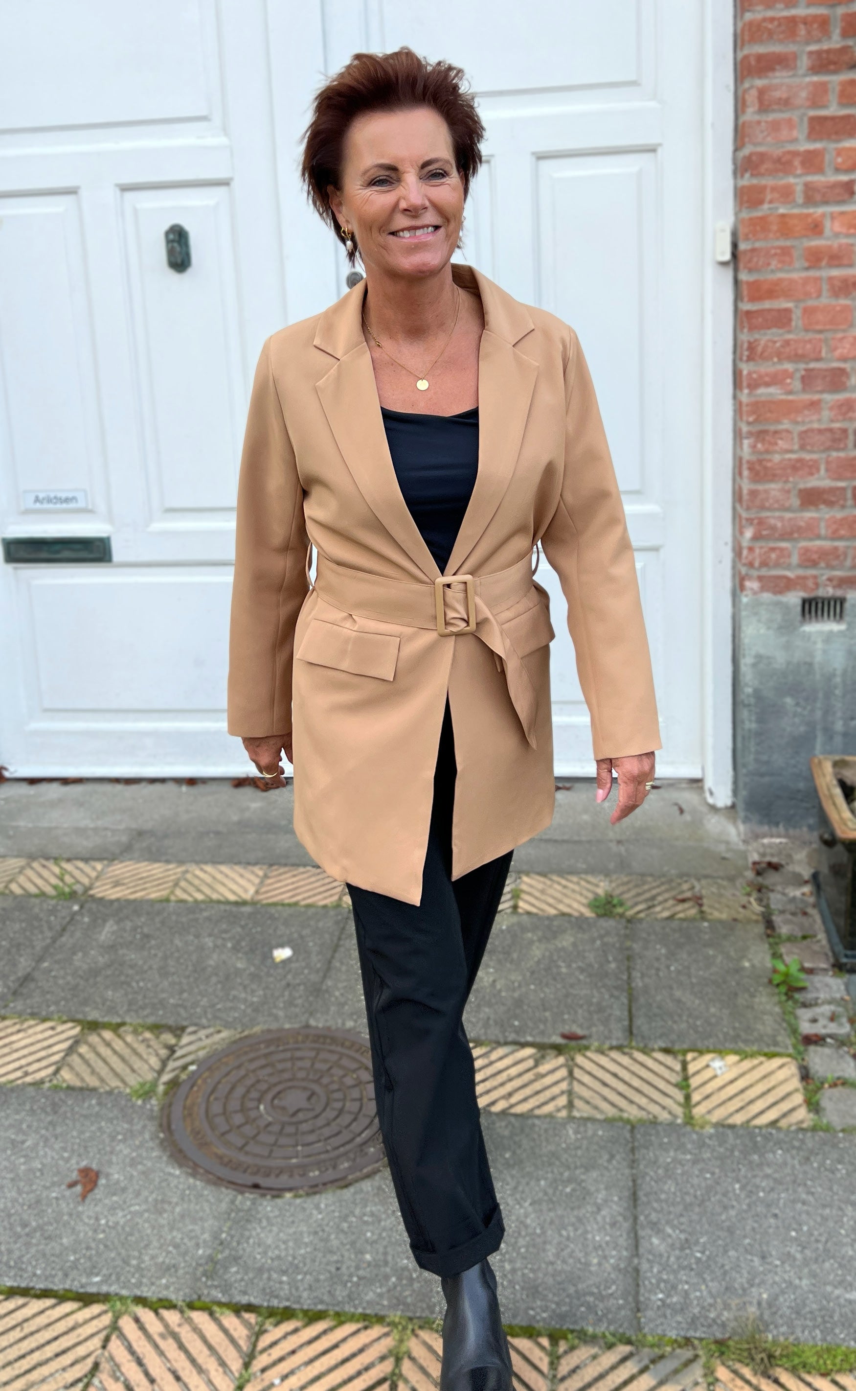 INA Copenhagen Blazer - Brina - Camel