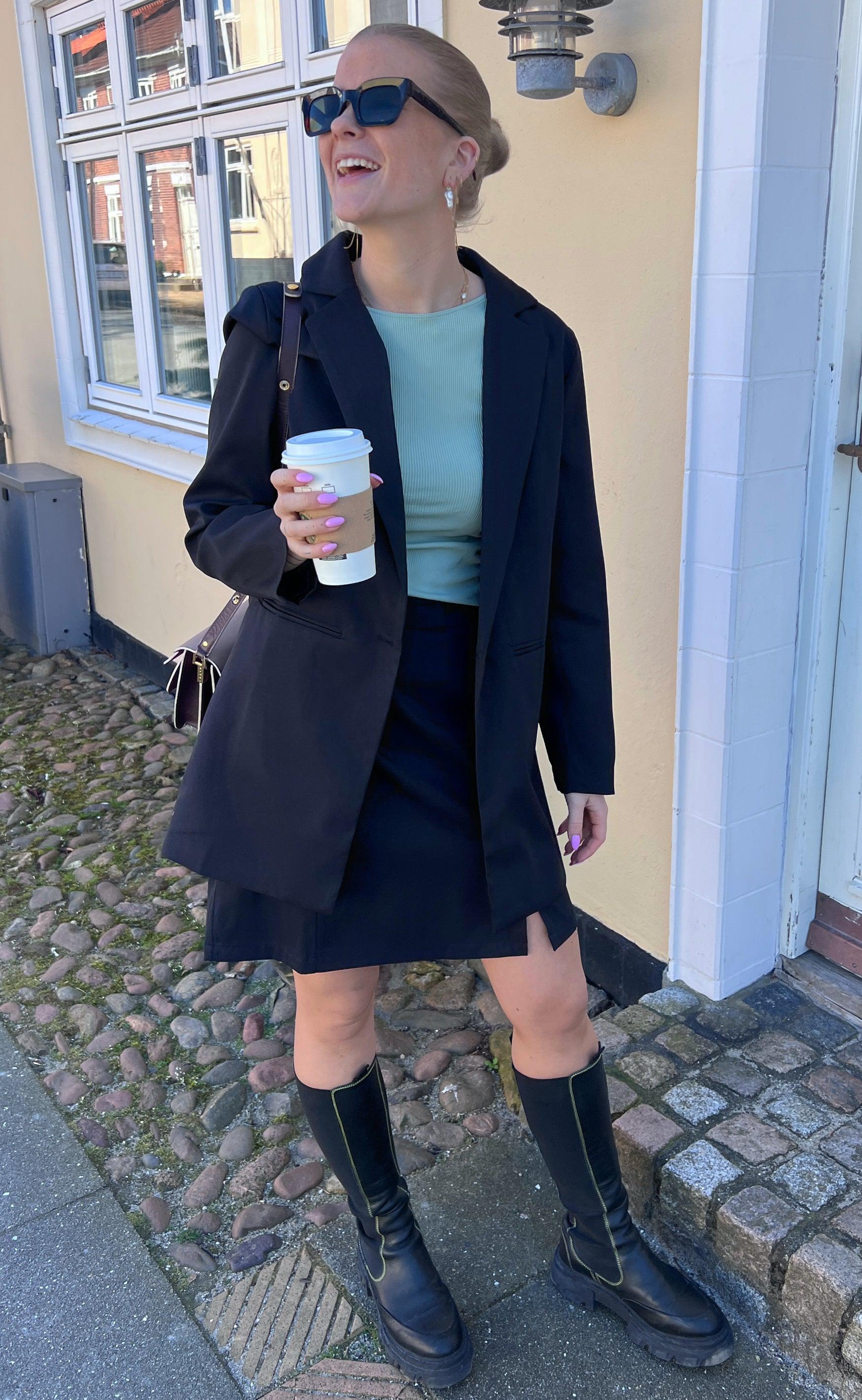 INA Copenhagen Blazer - Mai Long - Black