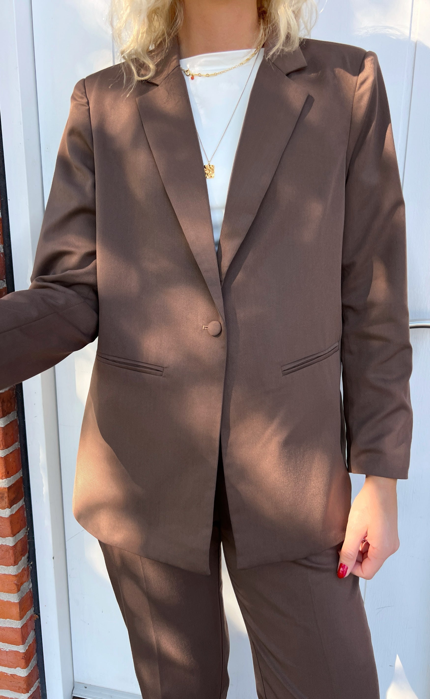 INA Copenhagen Blazer - Zoey - Chocolate