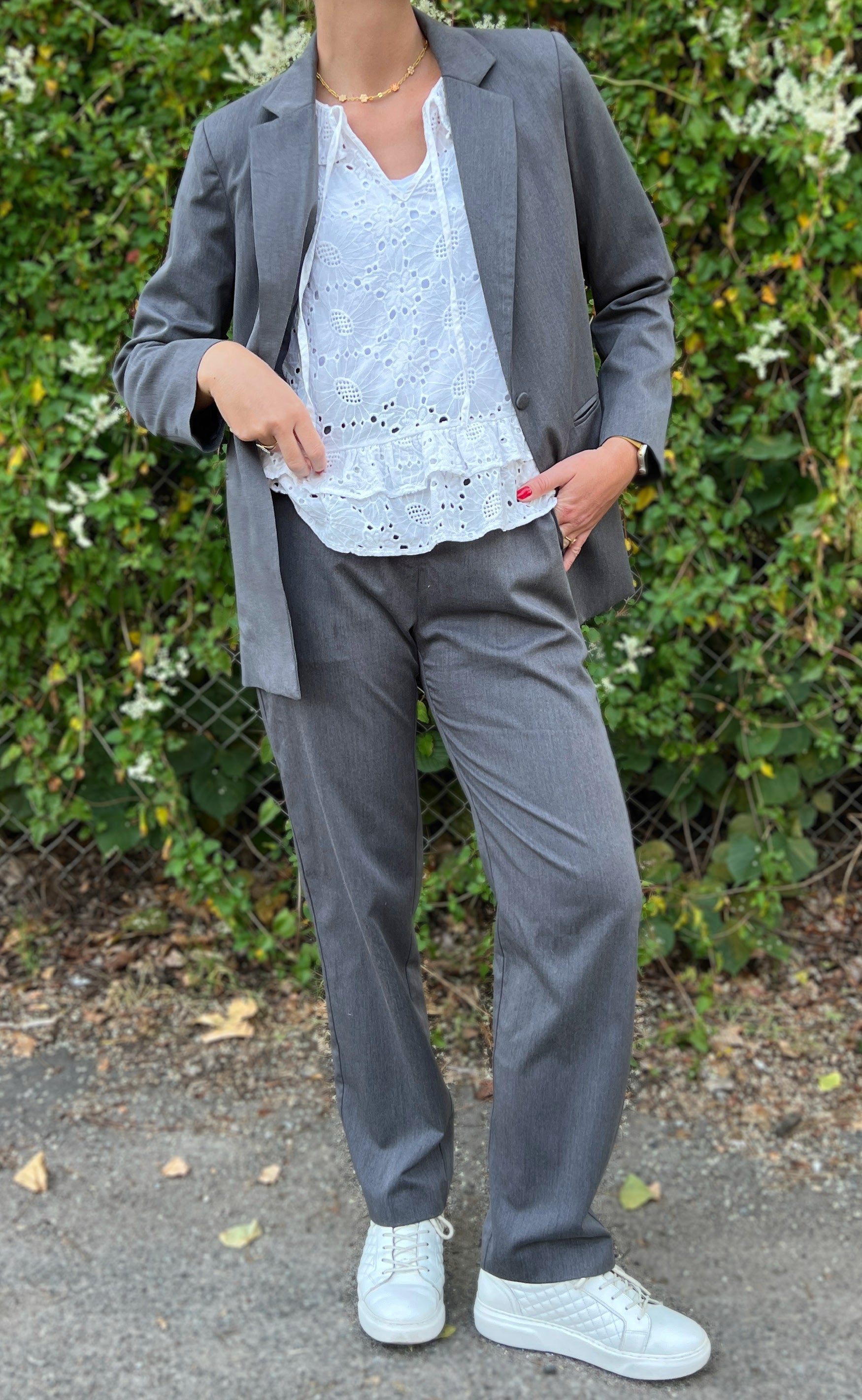 INA Copenhagen Blazer - Zoey - Dark Grey