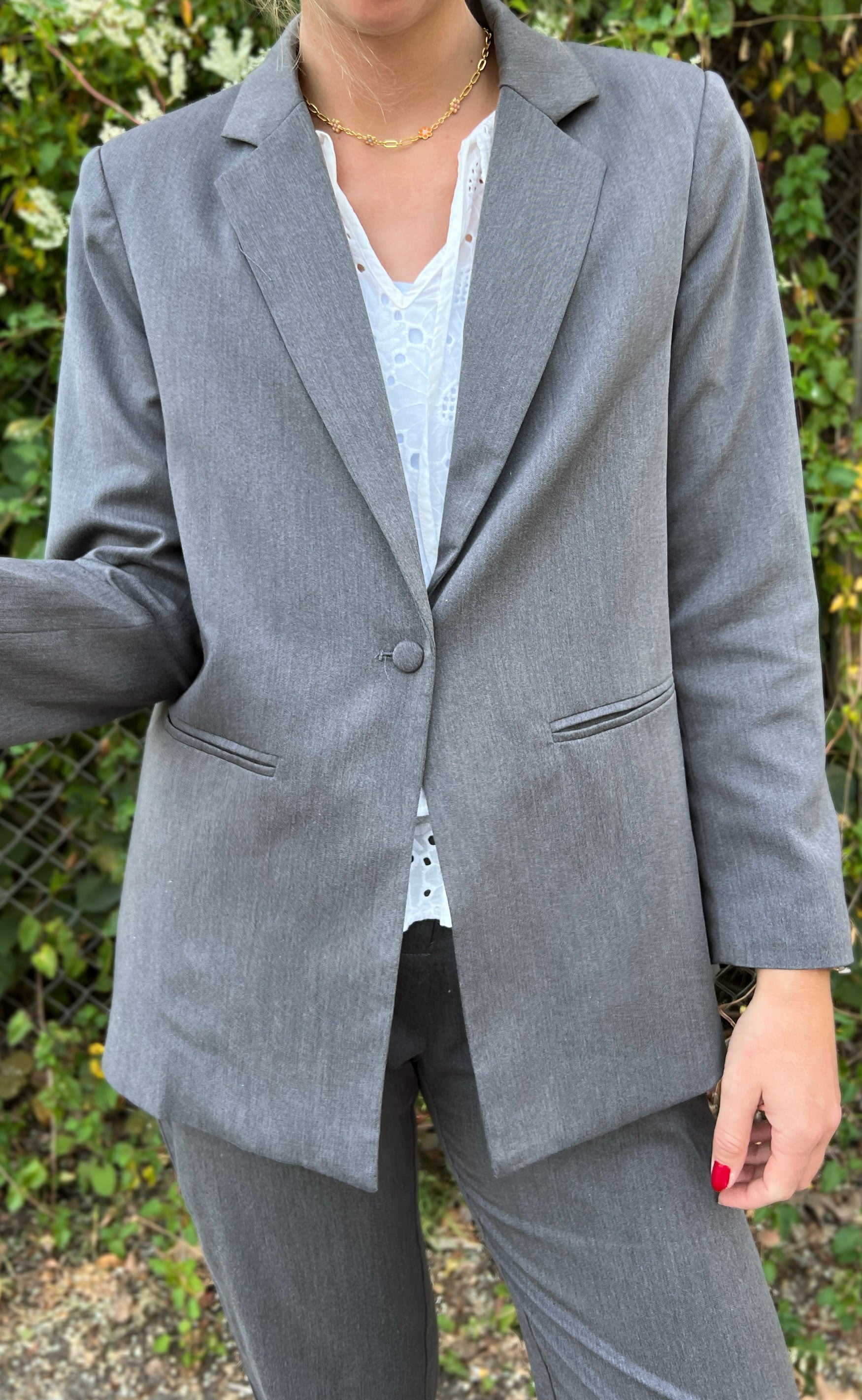 INA Copenhagen Blazer - Zoey - Dark Grey