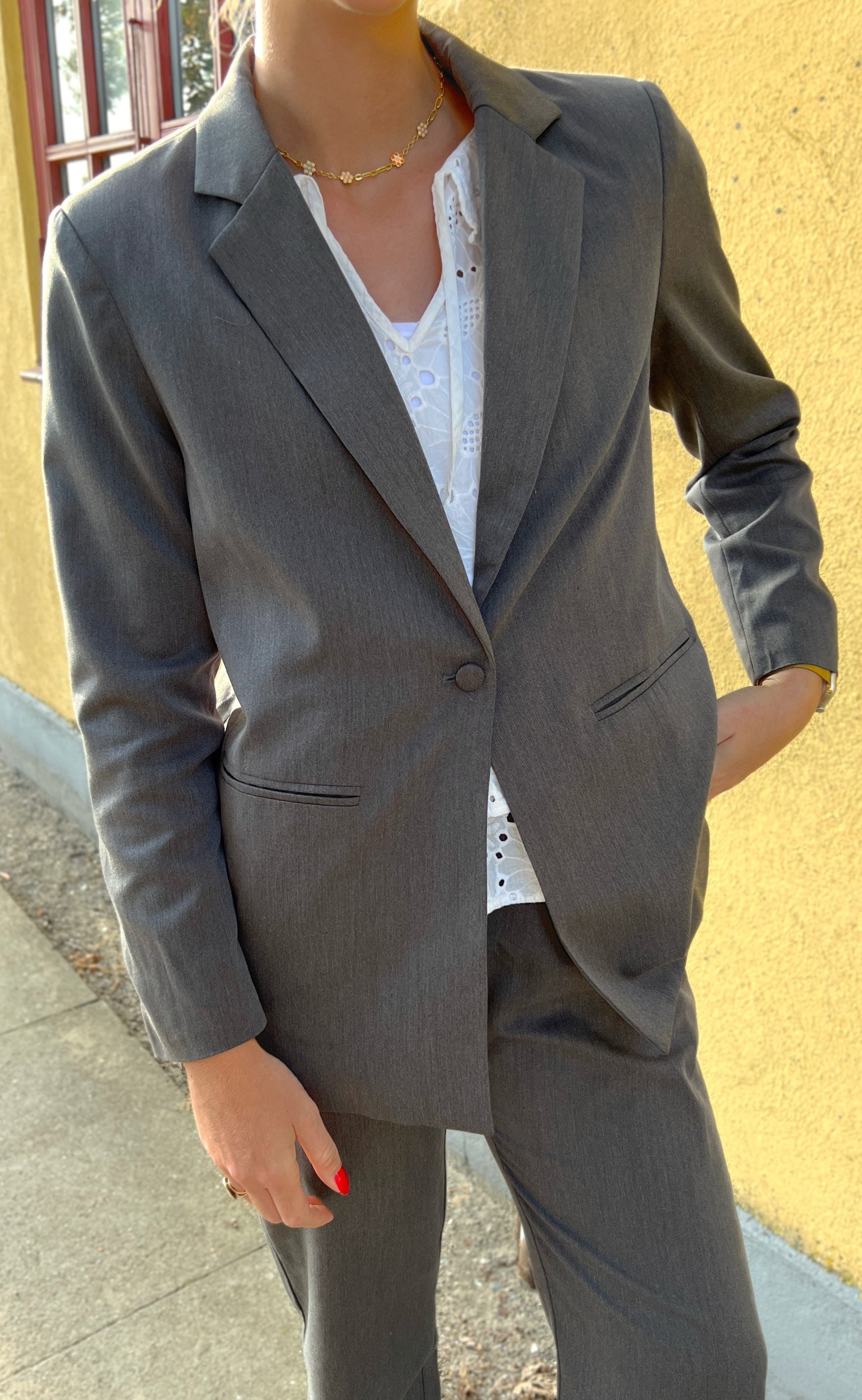 INA Copenhagen Blazer - Zoey - Dark Grey