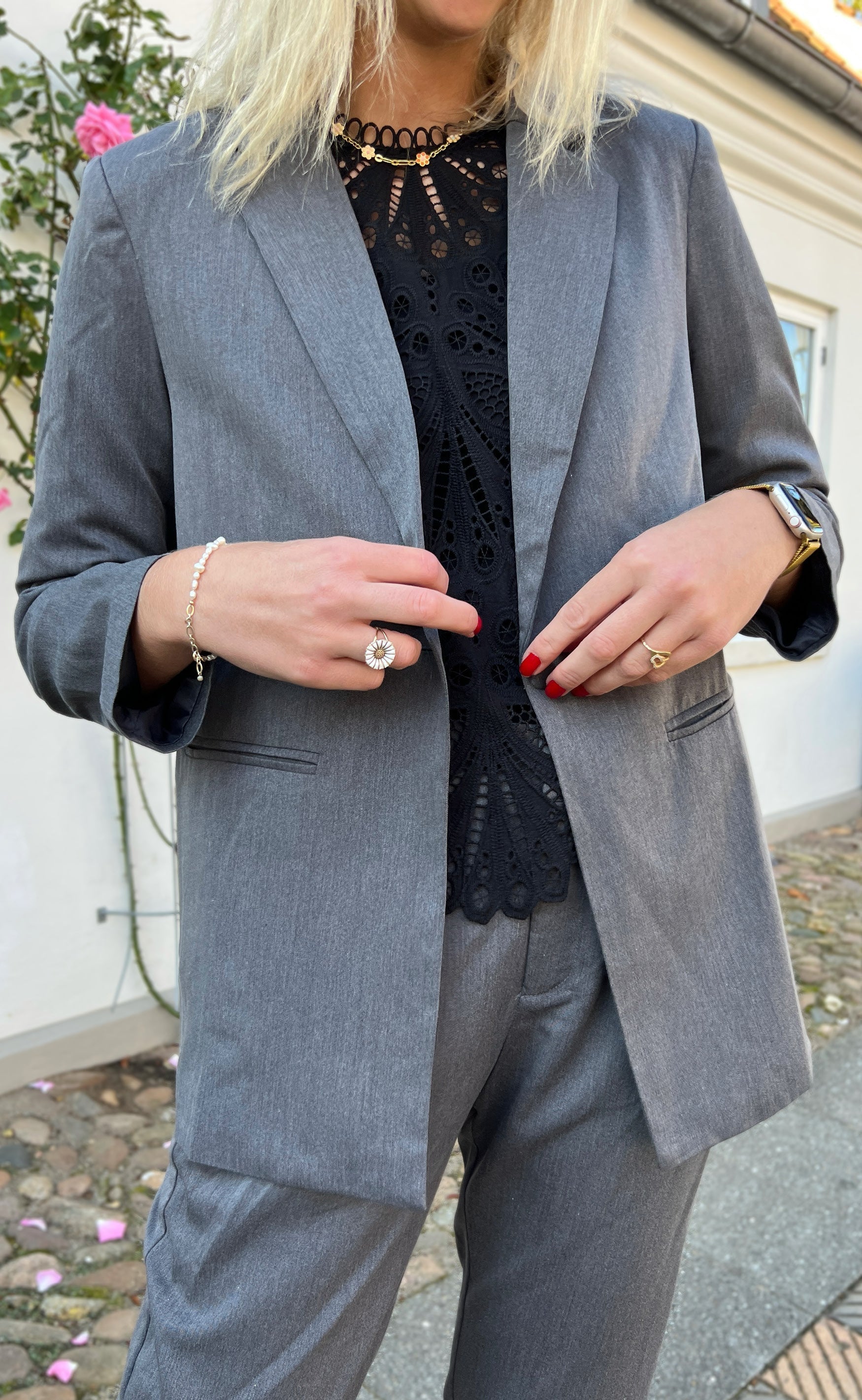 INA Copenhagen Blazer - Zoey - Dark Grey