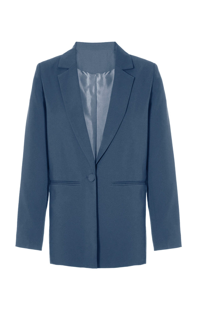 INA Copenhagen Blazer - Zoey - Dusty Blue