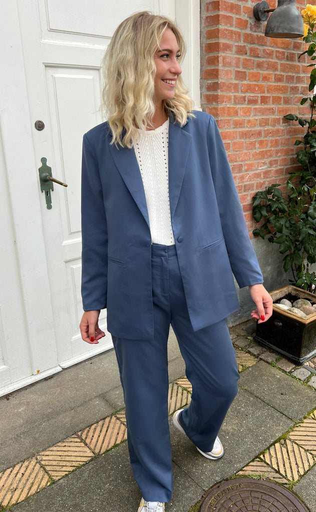 INA Copenhagen Blazer - Zoey - Dusty Blue