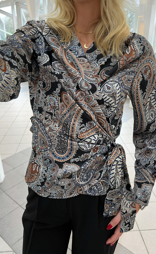 INA Copenhagen Bluse - Josse - Paisley Night