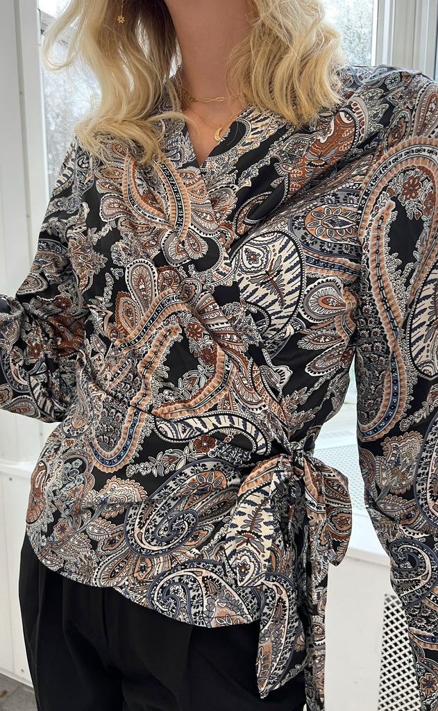 INA Copenhagen Bluse - Josse - Paisley Night